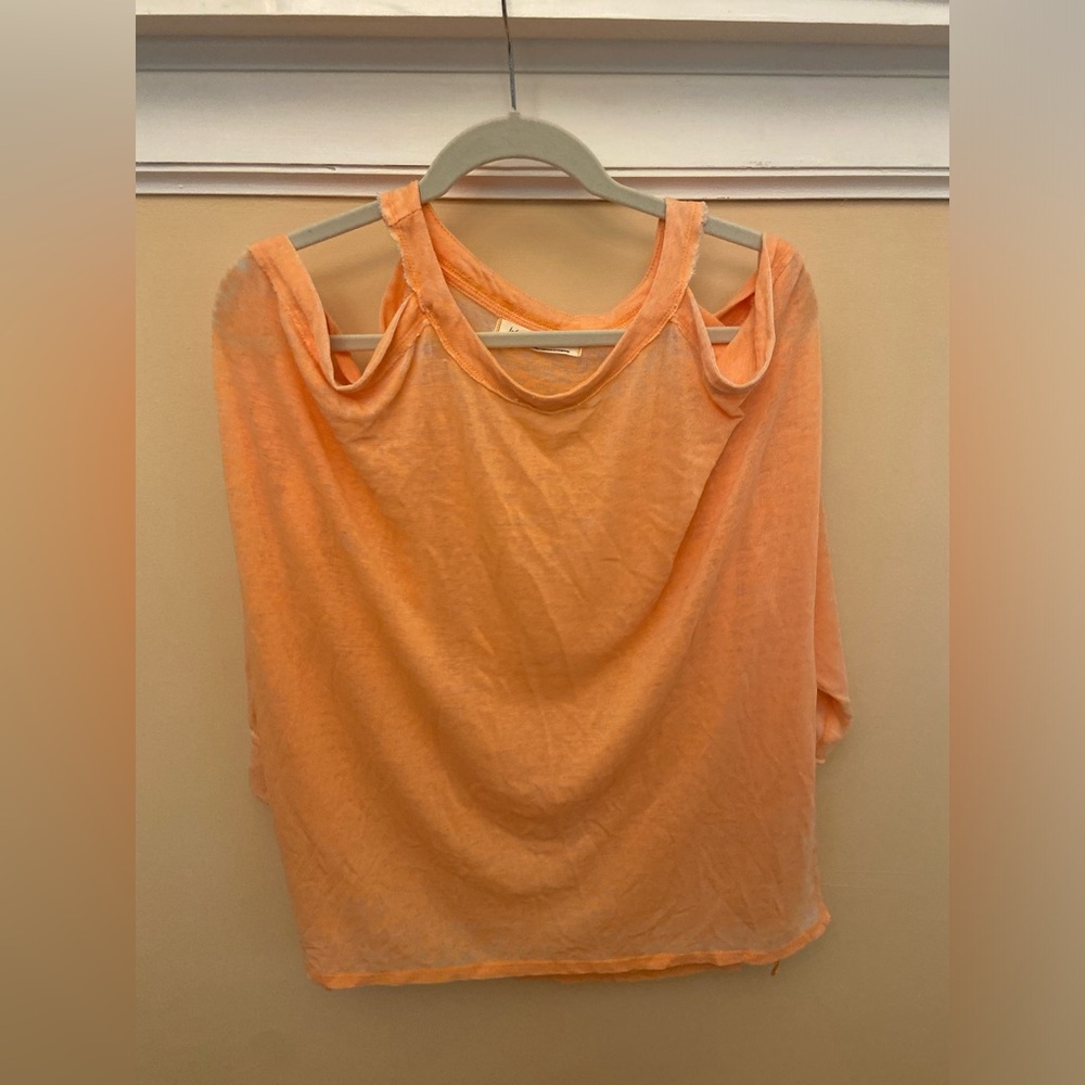 We The Free Vibrant Orange Women's Blouse